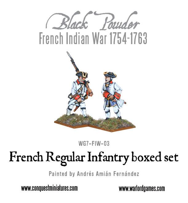 French Regular Infantry Boxed Set - Infanterie - Warlord Games - WG7-FIW-03