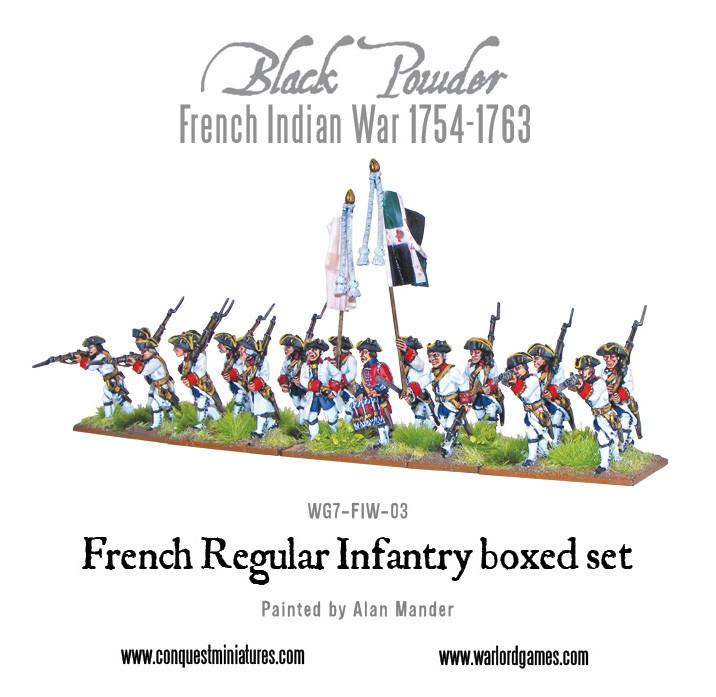 French Regular Infantry Boxed Set - Infanterie - Warlord Games - WG7-FIW-03