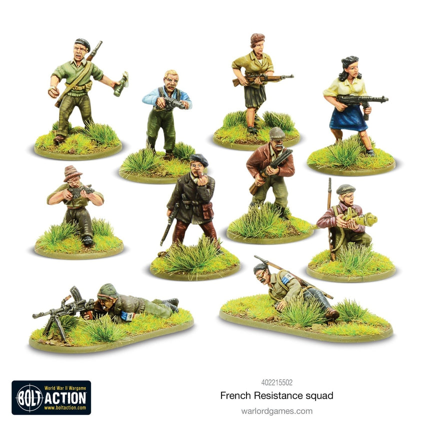 French Resistance Squad - Infanterie - Warlord Games - 402215502
