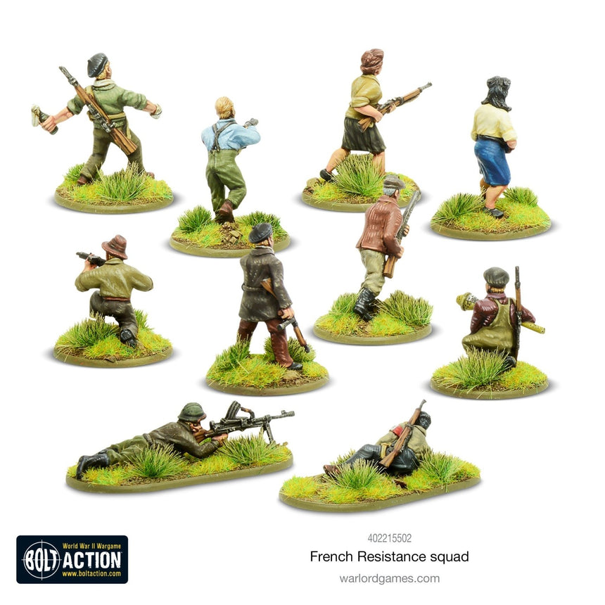 French Resistance Squad - Infanterie - Warlord Games - 402215502