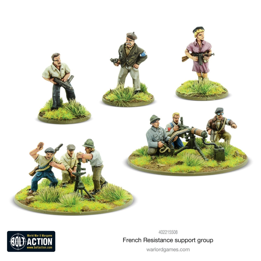 French Resistance Support Group - Infanterie - Warlord Games - 402215508