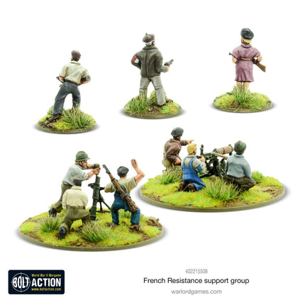 French Resistance Support Group - Infanterie - Warlord Games - 402215508
