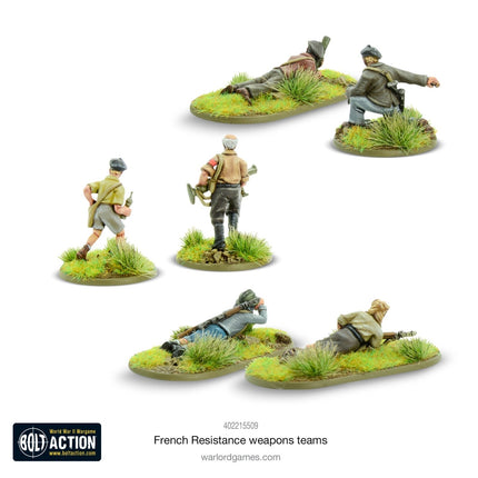French Resistance Weapons Teams - Infanterie - Warlord Games - 402215509