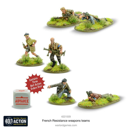 French Resistance Weapons Teams - Infanterie - Warlord Games - 402215509