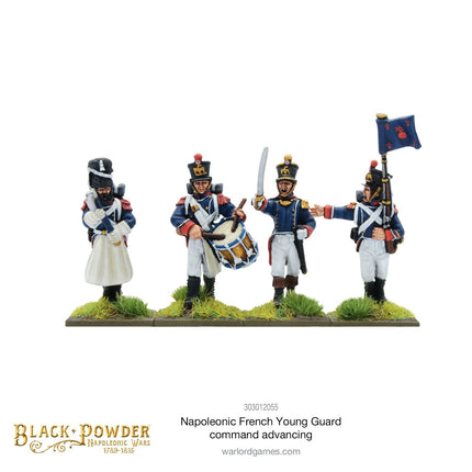 French Young Guard Command Advancing - Sonder - /Einzelmodelle - Warlord Games - 303012055