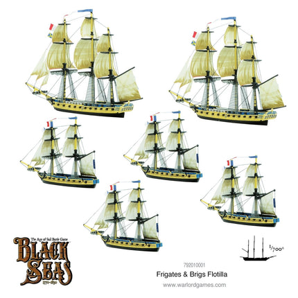 Frigates & Brigs Flotilla (1770 - 1830) - Schiffe - Warlord Games - 792010001