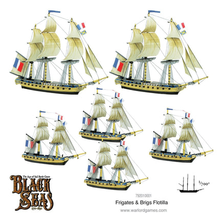 Frigates & Brigs Flotilla (1770 - 1830) - Schiffe - Warlord Games - 792010001