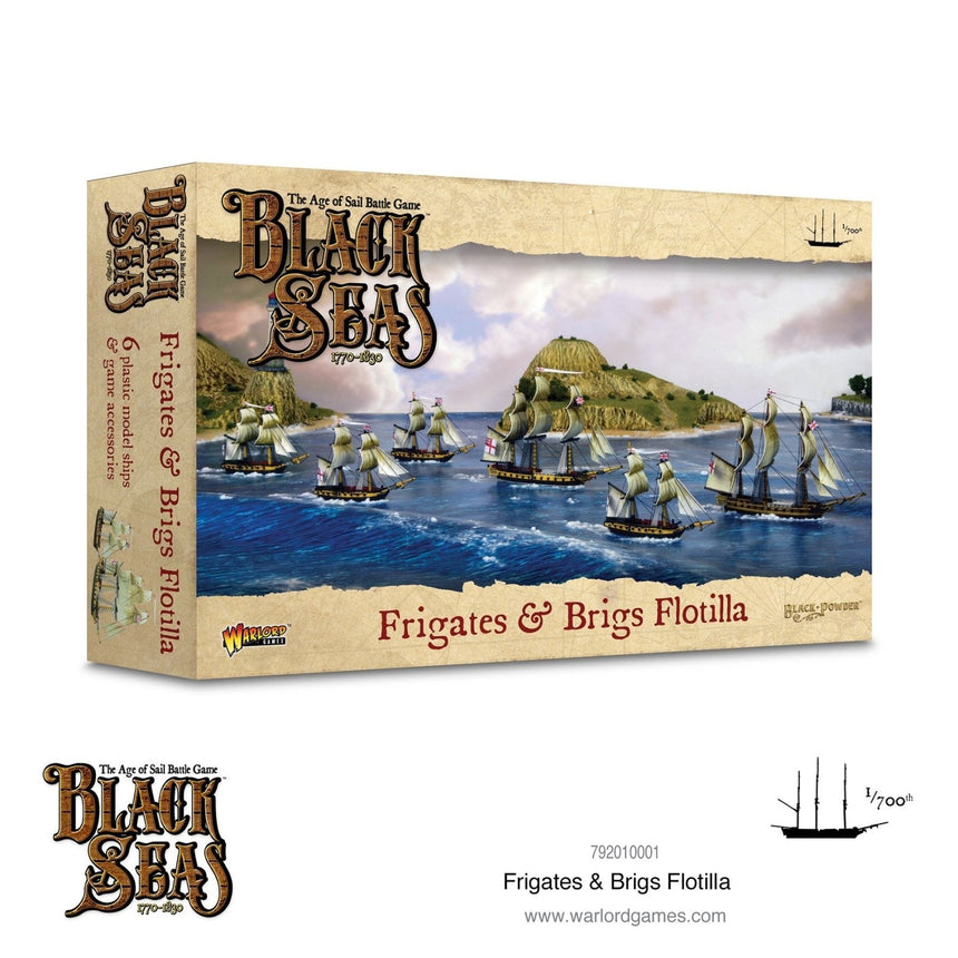 Frigates & Brigs Flotilla (1770 - 1830) - Schiffe - Warlord Games - 792010001