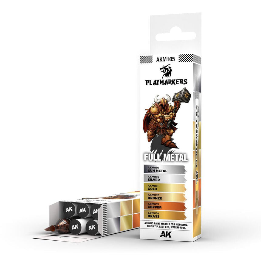 Full Metal - Playmarker Set - Zubehör - AK Interactive - AKM105