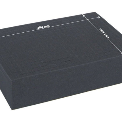 Full-size 100mm deep raster foam tray - Safe & Sound