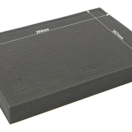 Full-size 50mm deep raster foam tray - Safe & Sound