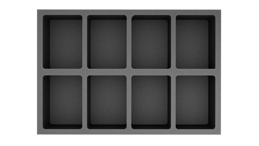 Full-size foam tray with 8 compartments 115mmx85mm - Safe & Sound