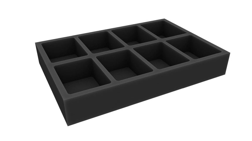 Full-size foam tray with 8 compartments 115mmx85mm - Safe & Sound