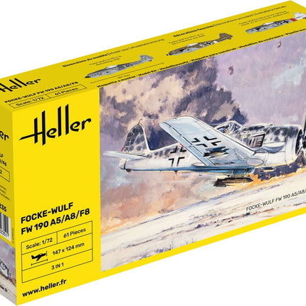 FW 190 A5/A8/F8 - Flugzeuge - Heller - 80235