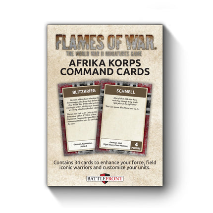 Afrika Korps Command Cards