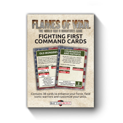 Fighting First Command Cards