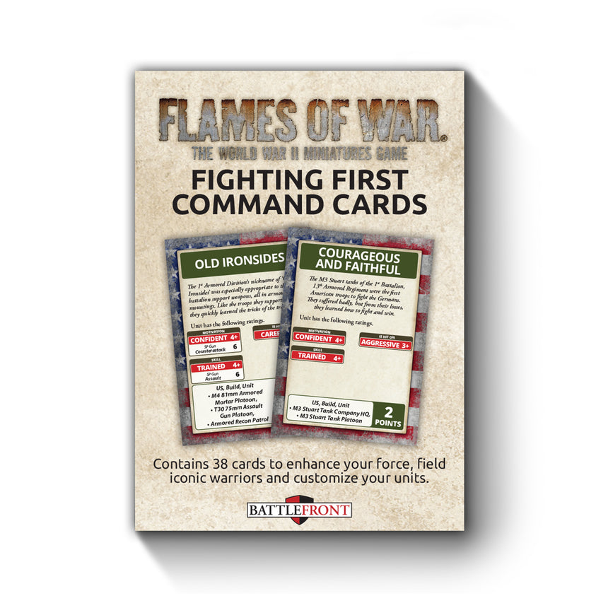 Fighting First Command Cards