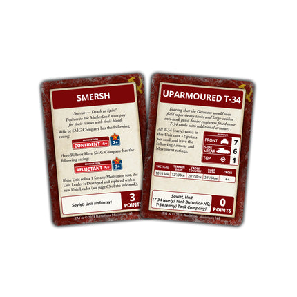 Enemy at the Gates Command Cards