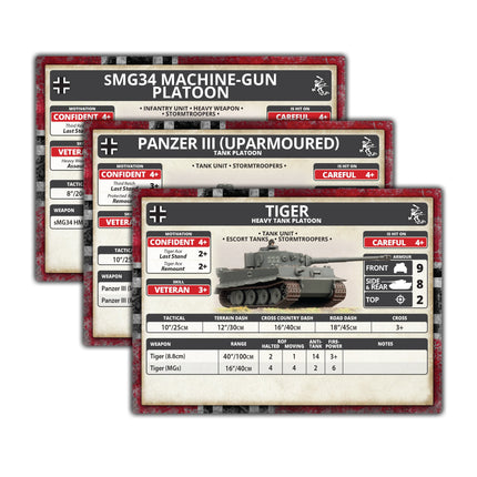 Iron Cross Unit Cards