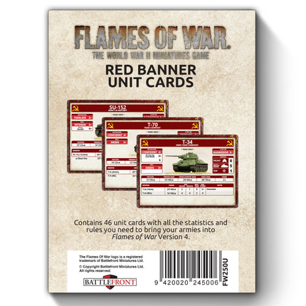 Red Banner Unit Cards