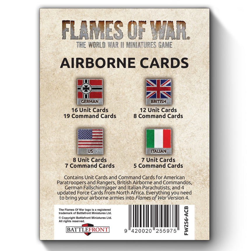 Airborne Unit & Command Cards