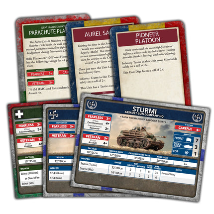 Axis Allies Unit & Command Cards