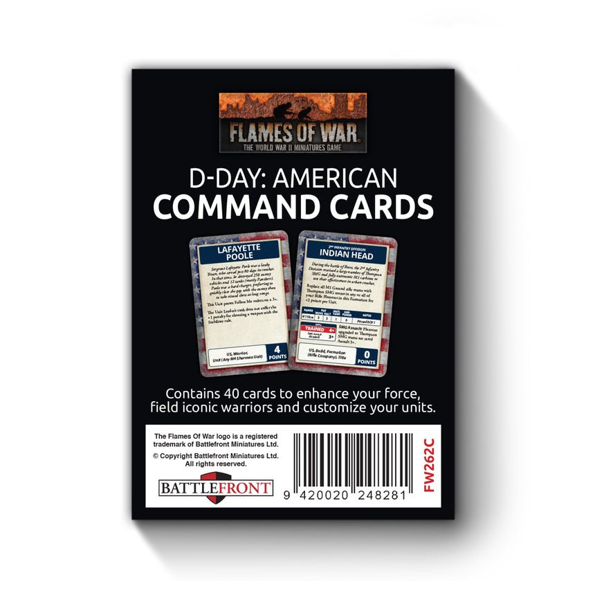 D-Day: American Command Cards
