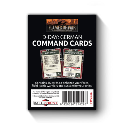 D-Day: German Command Cards