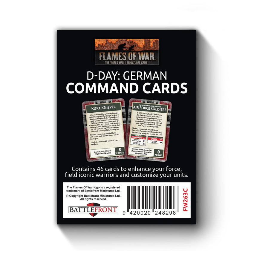 D-Day: German Command Cards