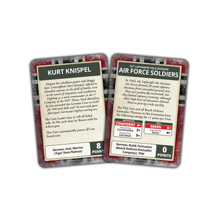 D-Day: German Command Cards