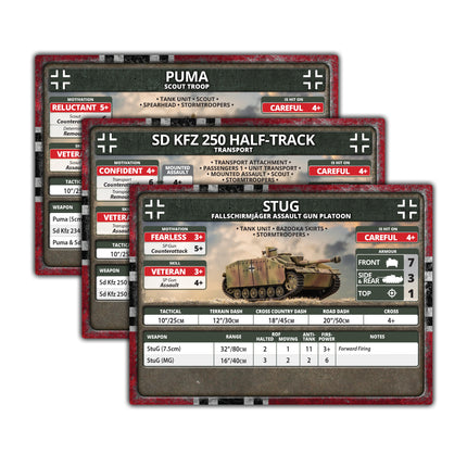D-Day: German Unit Cards
