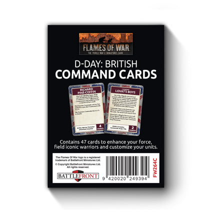 D-Day: British Command Cards