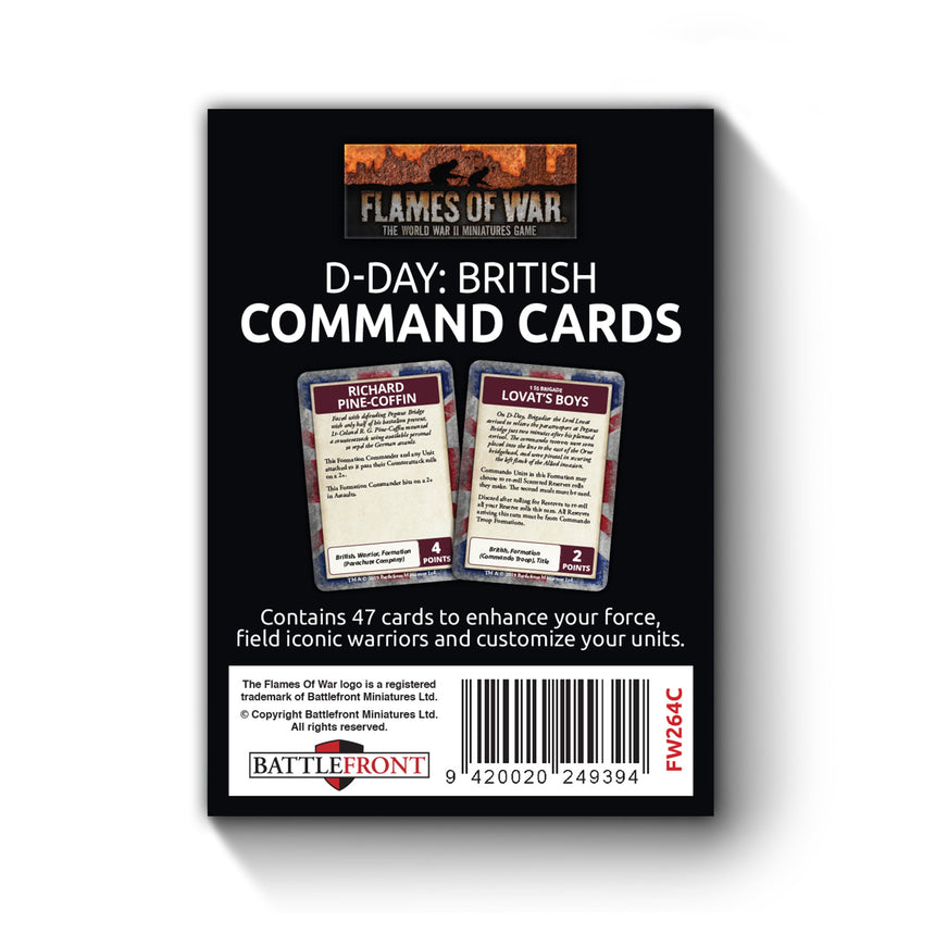 D-Day: British Command Cards