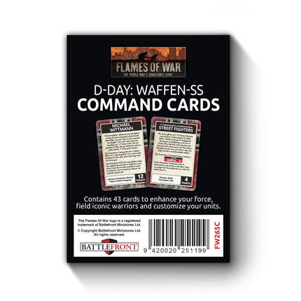 D-Day: Waffen-SS Command Cards