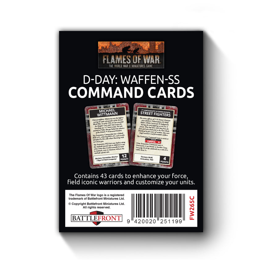 D-Day: Waffen-SS Command Cards