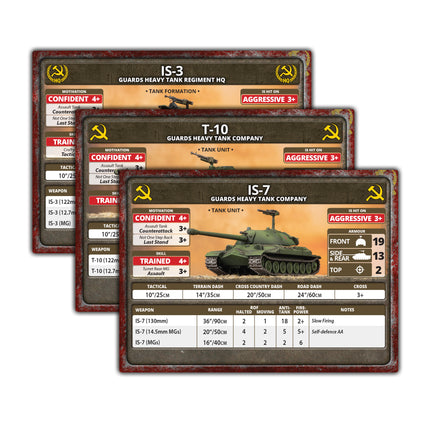 Late War Leviathans: Soviet Unit Cards