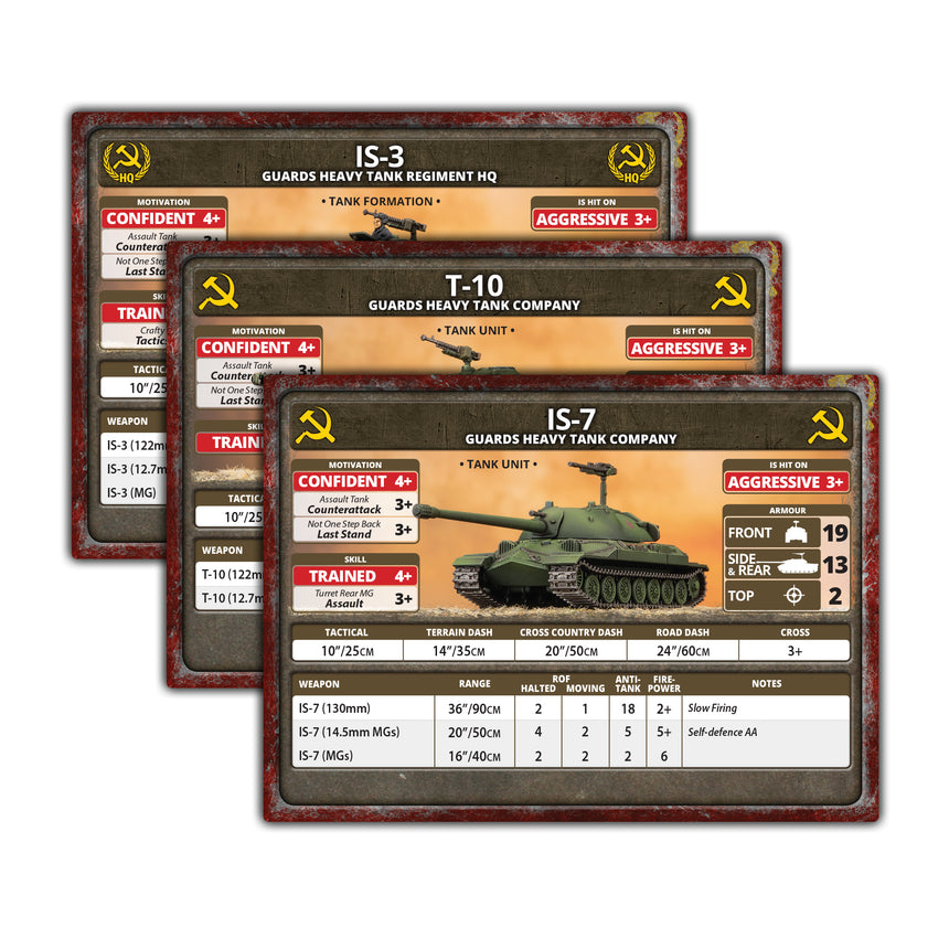 Late War Leviathans: Soviet Unit Cards