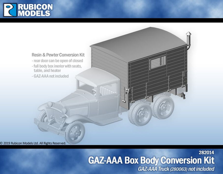 GAZ-AAA Box Body Upgrade Kit - Resin