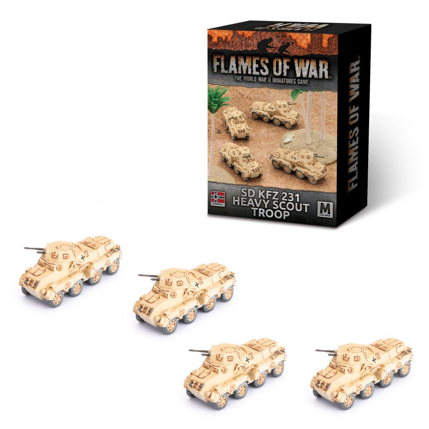 Sd Kfz 231 Heavy Scout Troop