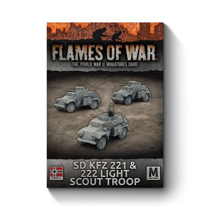 Sd Kfz 221 & 222 Light Scout Troop