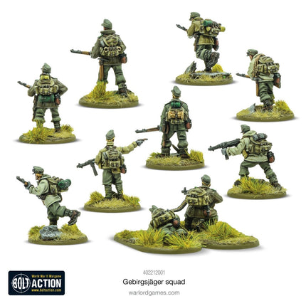 Gebirgsjäger Squad - Infanterie - Warlord Games - 402212001