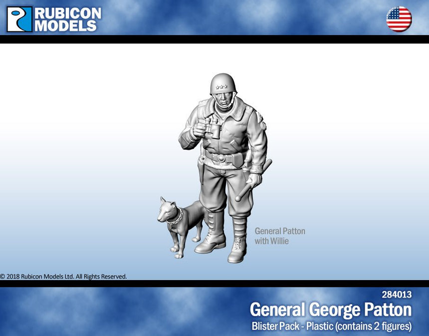 General George Patton With Willie - Sonder - /Einzelmodelle - Rubicon Models UK Ltd - 284013