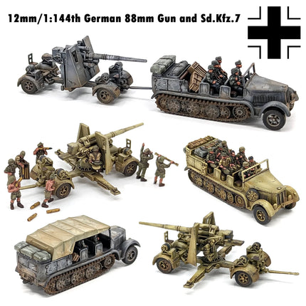 German 88mm Gun and Sd.Kfz.7 12mm - Artillerie - Victrix - VG12029