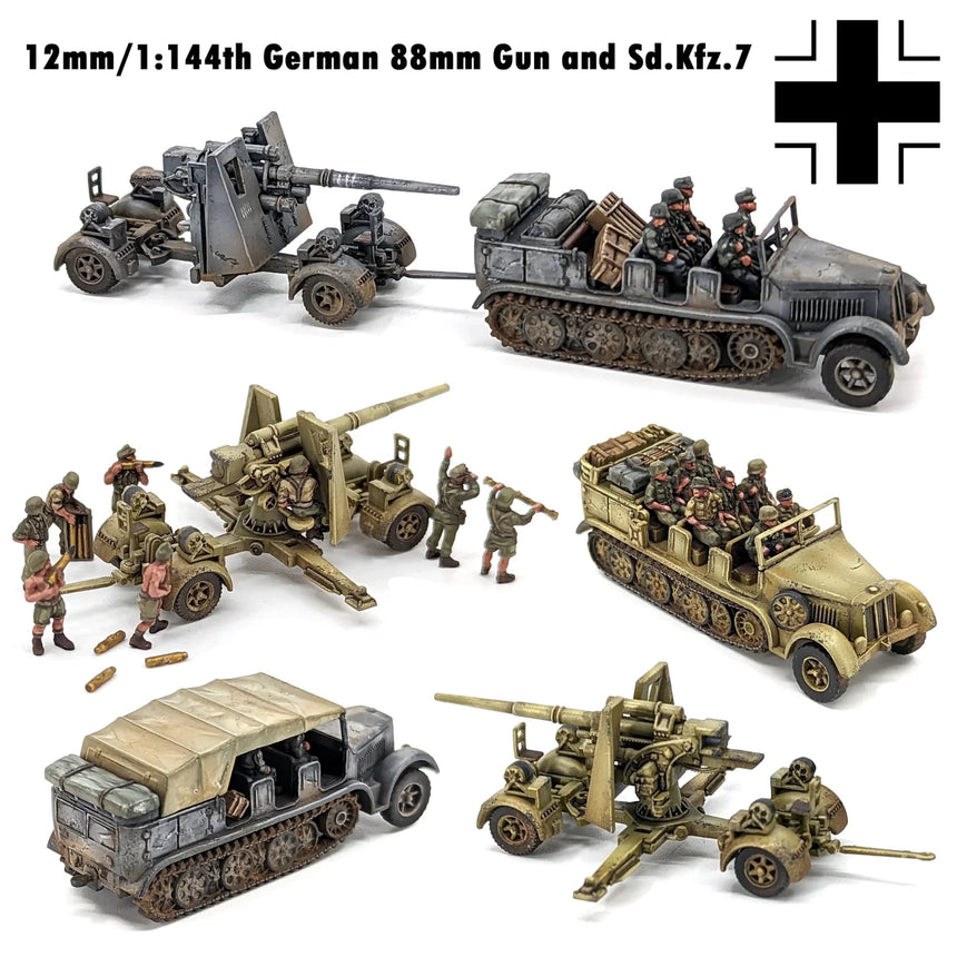German 88mm Gun and Sd.Kfz.7 12mm - Artillerie - Victrix - VG12029