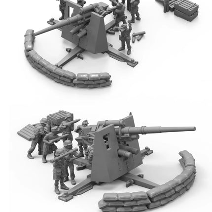 German 88mm Gun and Sd.Kfz.7 12mm - Artillerie - Victrix - VG12029