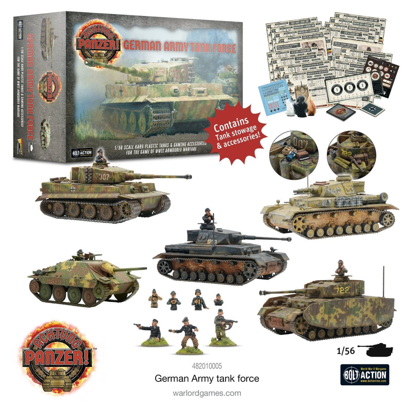 German Army Tank Force - Starterarmee - Warlord Games - 482010005