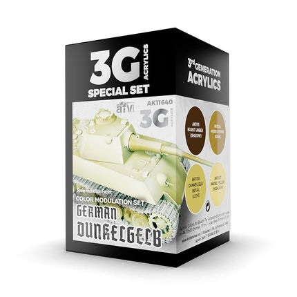 AK Interactive 3rd Gen - Modulation German Dunkelgelb 3G