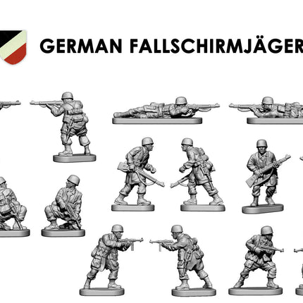 German Fallschirmjaeger 12mm - Infanterie - Victrix - VG12020