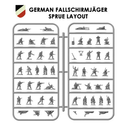 German Fallschirmjaeger 12mm - Infanterie - Victrix - VG12020