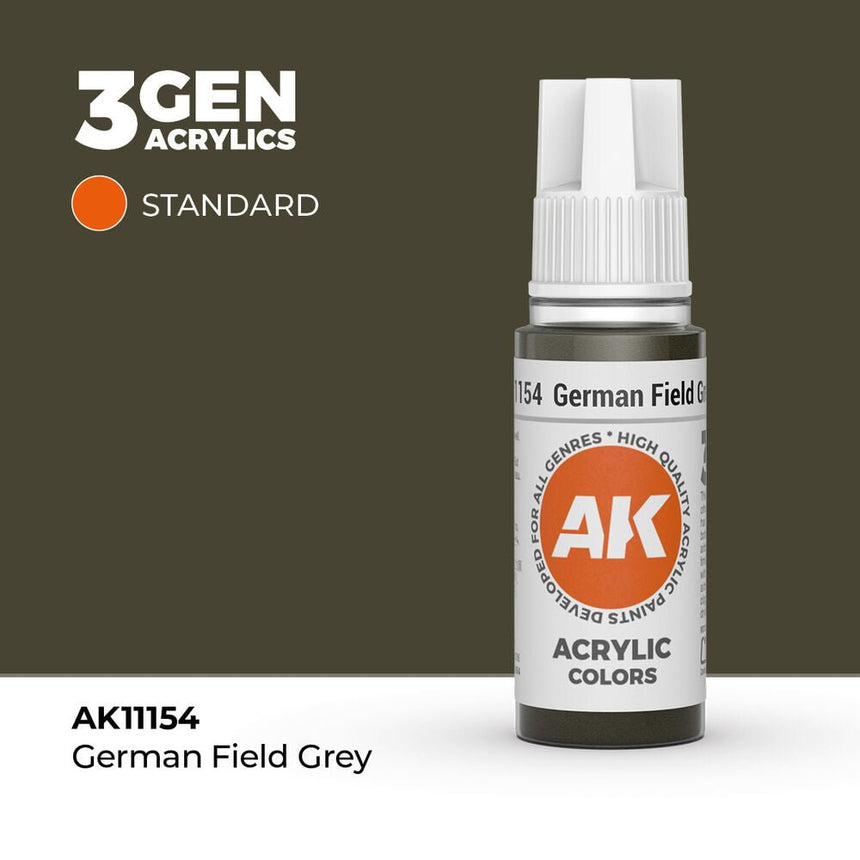 AK Interactive 3rd Generation - German Field Grey 18 ml